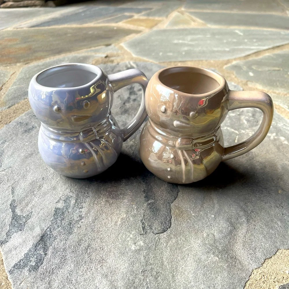 New🌟Merry Snowman Mug-Pearl /Cream